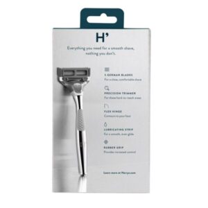 Harry’s Men’s Razor: 1 Chrome Edition Handle + 2 Razor Blade Refills for beauty and personal care