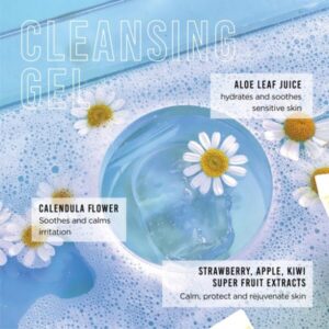 C’est Moi Gentle Foaming Cleansing Gel Facial Cleanser With Organic Aloe, Fragrance-Free, 4 Fl Oz