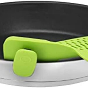 Kitchen Gizmo Snap N Strain Adjustable Silicone Clip On Strainer for Pots, Pans and Bowls – Lime Green