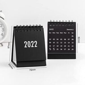 Mini Desk Calendar, 2022 Monthly Desk Calendar Mini Daily Schedule for office use