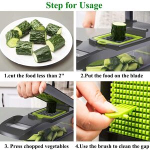 Slicer – Newest Design Vegetable Chopper, 11 in 1  Slicer Adjustable Vegetable Cutter