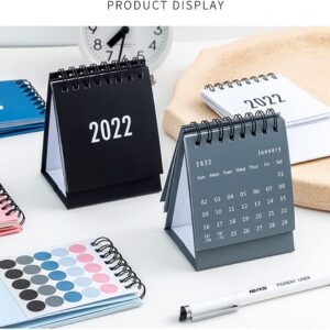 Mini Desk Calendar, 2022 Monthly Desk Calendar Mini Daily Schedule for office use