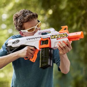 Fully Motorized Blaster, Fire for Distance or Accuracy, Includes Clips and Darts, Outdoor Games and Toys