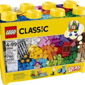 LEGO Classic Large Creative Brick Box 10698 Build Your Own Creative Toys, Kids Building Kit (790 Pieces)