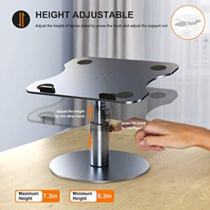 Adjustable Laptop Stand, YoFeW Aluminum Laptop Riser