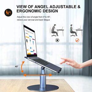 Adjustable Laptop Stand, YoFeW Aluminum Laptop Riser