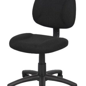 Boss Office Products Black Boss Office Deluxe Posture Chair