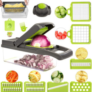 Slicer – Newest Design Vegetable Chopper, 11 in 1  Slicer Adjustable Vegetable Cutter