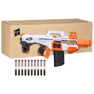 Fully Motorized Blaster, Fire for Distance or Accuracy, Includes Clips and Darts, Outdoor Games and Toys